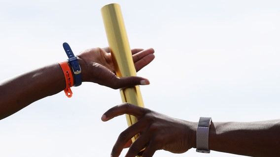 Virginia teen track runner who bashed opponent's head with baton charged with assault and battery