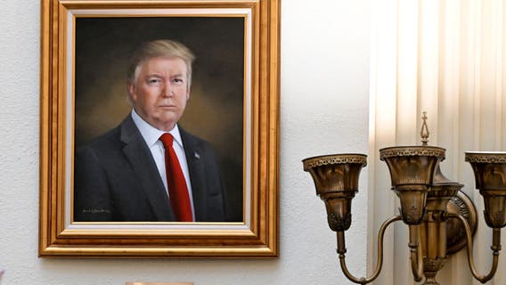 'Distorted' Donald Trump portrait removed from Colorado Capitol