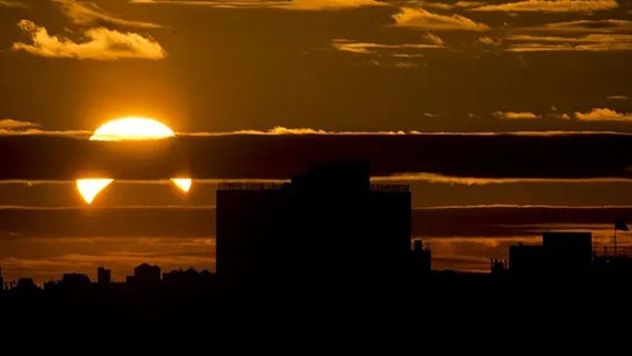 Sunrise partial solar eclipse happens Saturday for parts of US