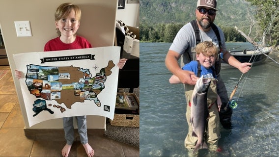 Boy with cancer chases goal to visit all 50 states: ‘He just loves America’
