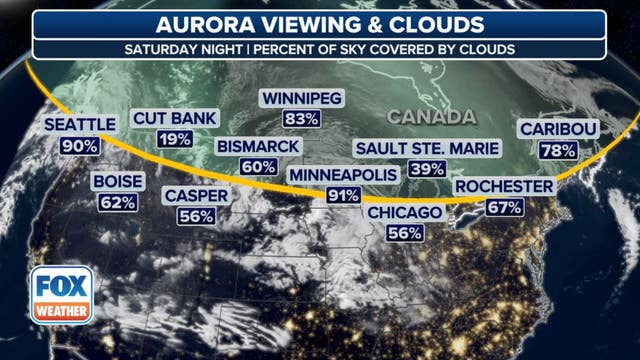 Northern Lights likely across the north Saturday night amid Geomagnetic Storm Watch