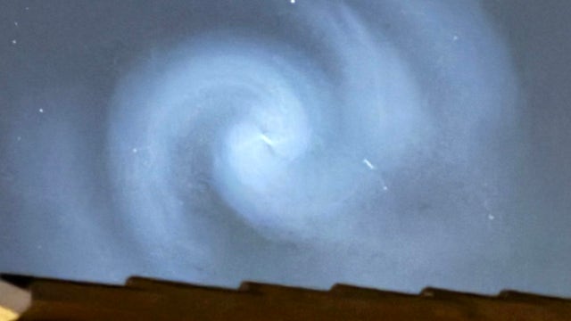 Watch: SpaceX spy satellite launch leaves otherworldly spiral in the sky