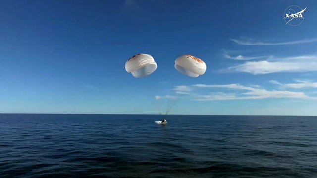 NASA's long-overdue astronauts return to Earth