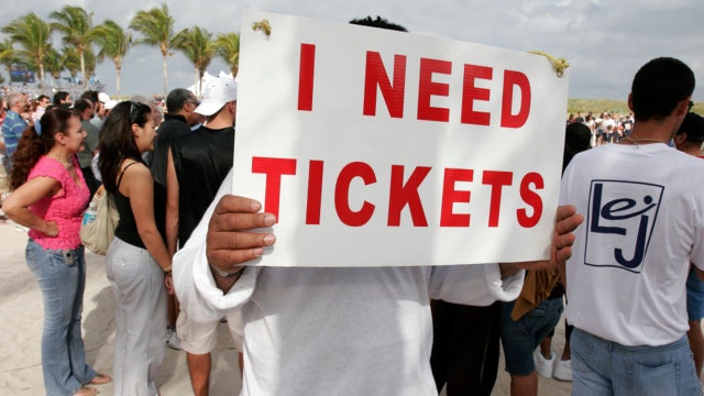 Ticket fees, scalpers targeted in latest Trump executive order