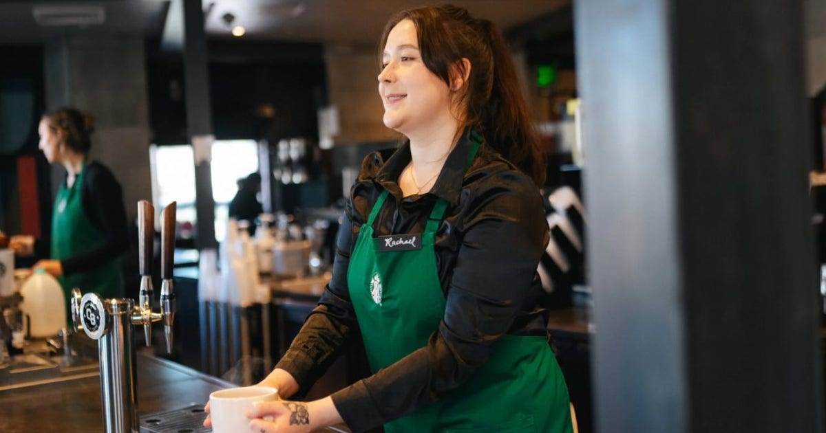 starbucks dress code 2025 employees are not rocking with the new Over 1,000 workers walked out at 75 U.S. stores to protest a new policy requiring solid black tops and khaki, black, More than 2,000 Starbucks baristas