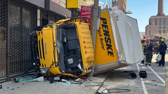Several people hurt after truck hits pedestrians on busy street in Boston