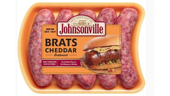 Johnsonville cheddar bratwurst recall: What to know