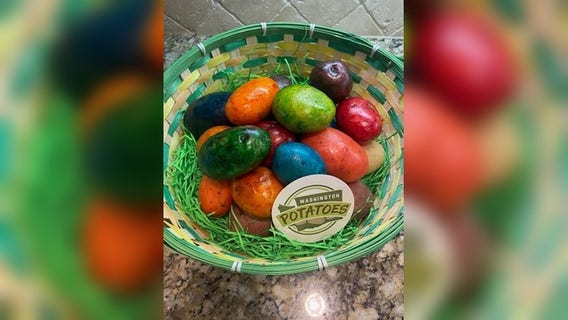 Egg shortage? Easter tradition gets a makeover with dyed potatoes
