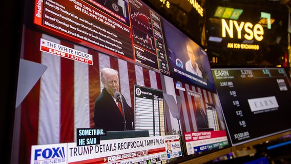 Stocks tumble as Trump’s tariffs roil global markets