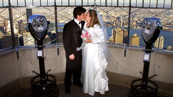 Nearly half of newlywed homeowners asked for down payment help instead of wedding gifts