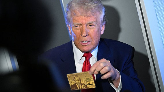 Trump reveals 'gold card' $5M immigration pathway with his face on it