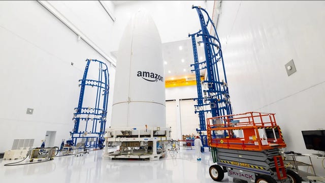 Amazon sending fleet of satellites to space in step to provide internet for customers