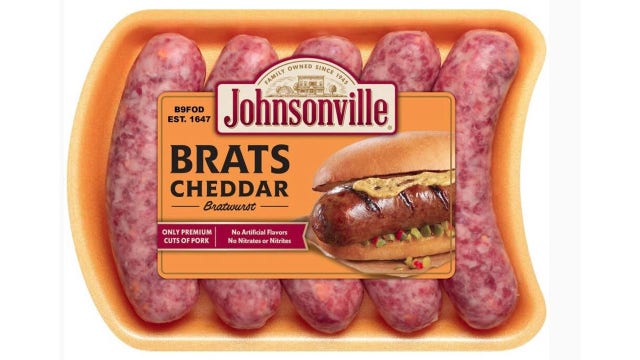 Johnsonville cheddar bratwurst recall: What to know