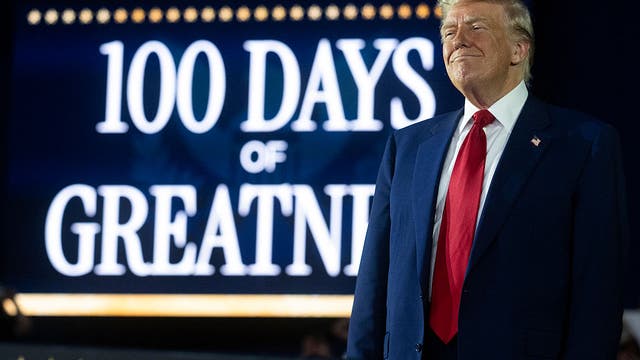 Trump touts ‘most successful first 100 days of any administration’ during Michigan rally