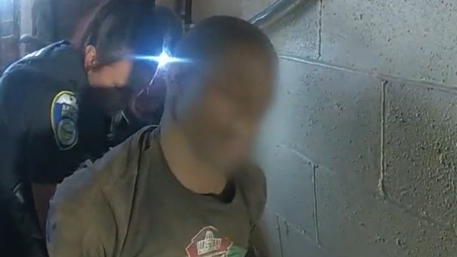 Watch: Would-be intruder gets rescued after getting stuck in chimney