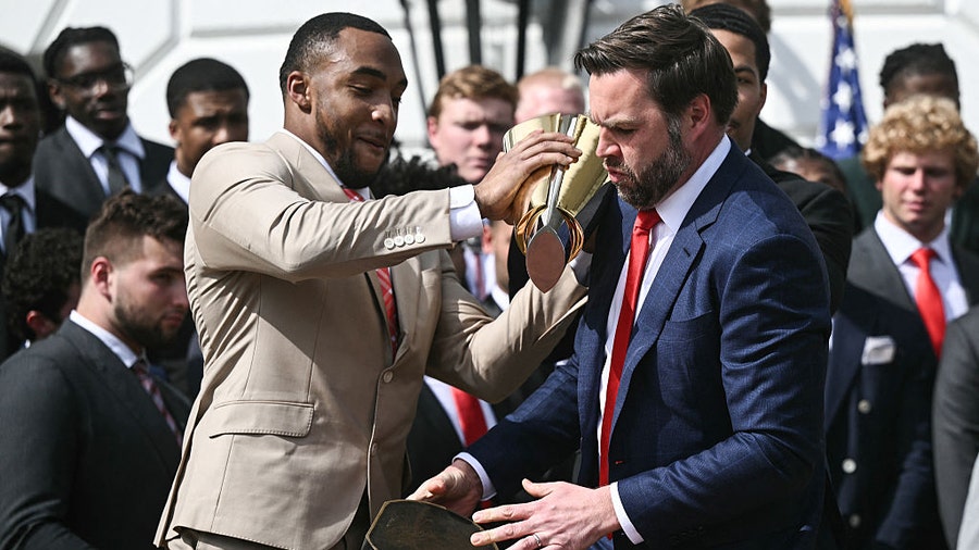 JD Vance drops Ohio State trophy