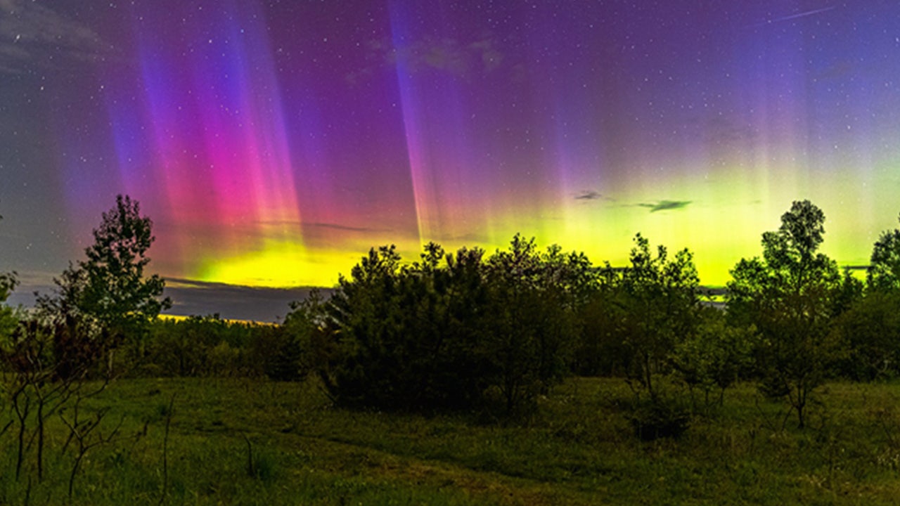 Strong geomagnetic storm underway with dazzling Northern Lights