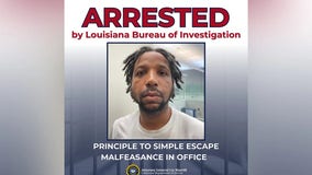 Louisiana jail worker arrested for allegedly helping 10 inmates escape Orleans Parish facility
