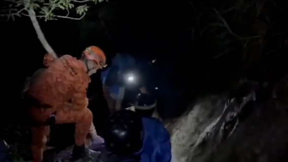 Watch: Firefighters pull off 'epic' rescue of hikers in steep Brazilian park