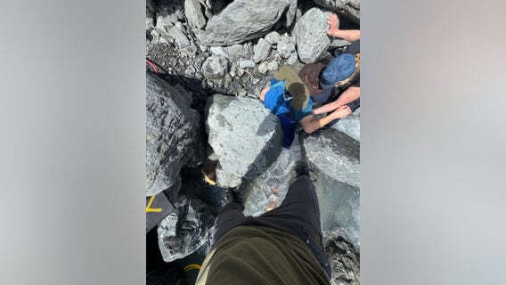 Alaska man pinned by 700-pound boulder for 3 hours walks away unharmed