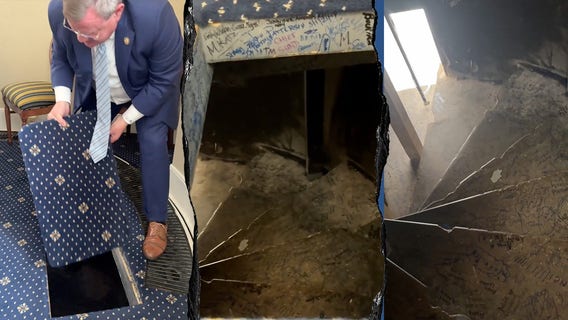 Hidden 18th-century passageway revealed under Lincoln’s room in US Capitol