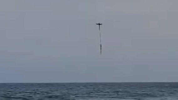 Watch: Fisherman uses drone to help girl stuck in rip current