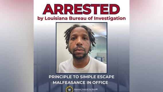 Louisiana jail worker arrested for allegedly helping 10 inmates escape Orleans Parish facility