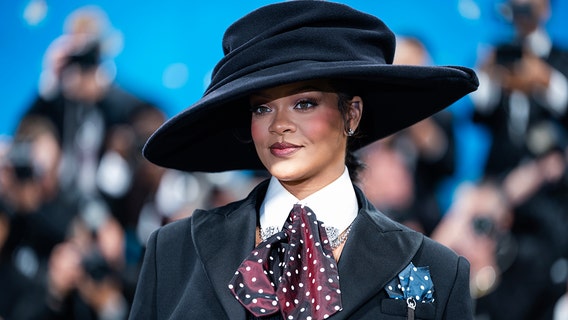 Rihanna reveals baby bump at 2025 Met Gala