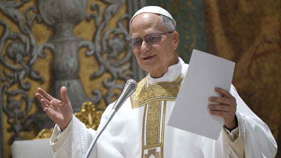 Pope Leo XIV calls for peace in Ukraine, Gaza in first Sunday noon blessing