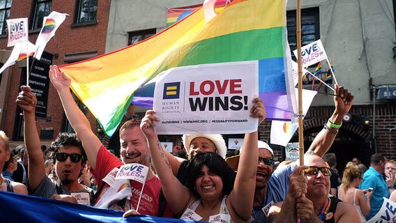 Support for same-sex marriage stays strong as party divide widens, poll shows