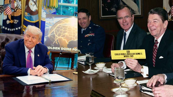 How Trump’s Golden Dome missile plan compares to Reagan’s ‘Star Wars’ system