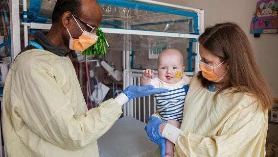 Baby born with rare disorder thrives after getting personalized gene editing treatment