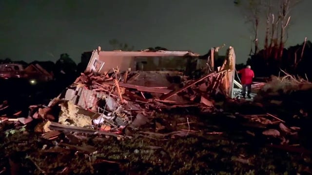 Deadly tornado outbreak leaves at least 27 dead across Kentucky, Missouri