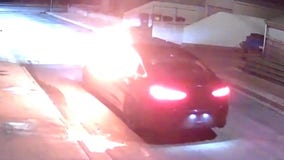 Watch: Arsonists set themselves on fire in botched attack caught on camera
