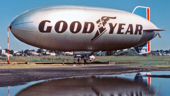 Goodyear Blimp turns 100 with unique triple-blimp celebration