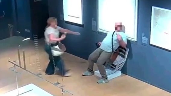 Couple destroys Swarovski-covered ‘Van Gogh’ chair in Italian museum mishap