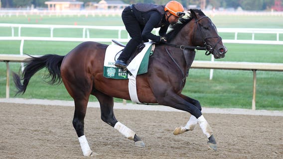 Sovereignty wins 157th Belmont Stakes, charging past Journalism down final stretch
