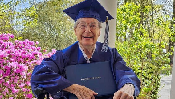 Maine grandmother graduates college at 88 years old