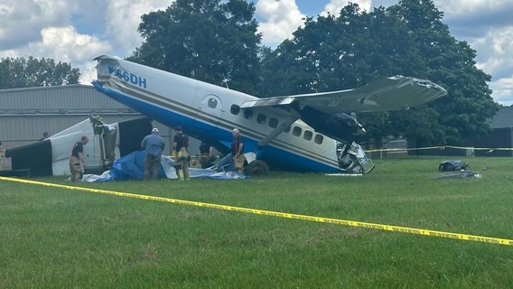 Skydiving plane crashes in Tennessee with 20 people on board