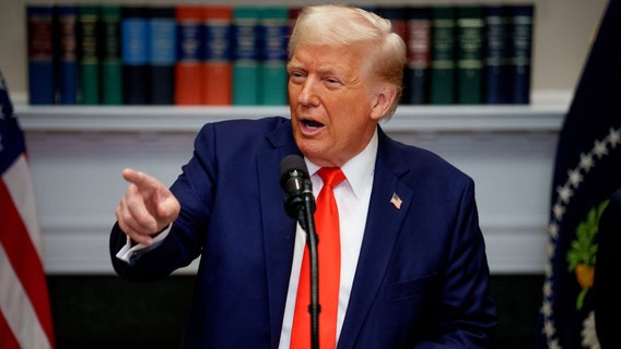 Trump meets with German Chancellor Friedrich Merz to discuss tariffs, Ukraine