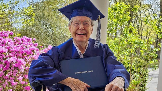 Maine grandmother graduates college at 88 years old