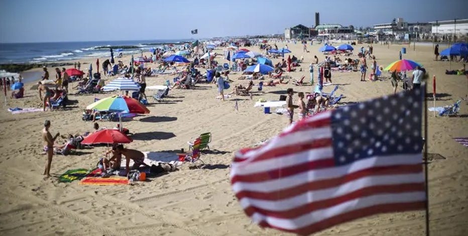 Freak umbrella accident leaves lifeguard impaled in beach day horror