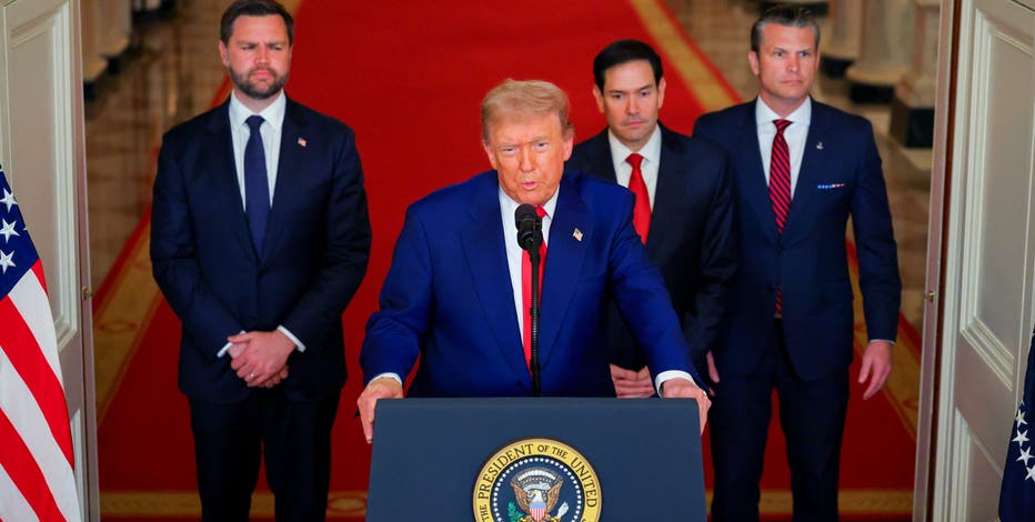 US bombs Iran: Read Trump address here