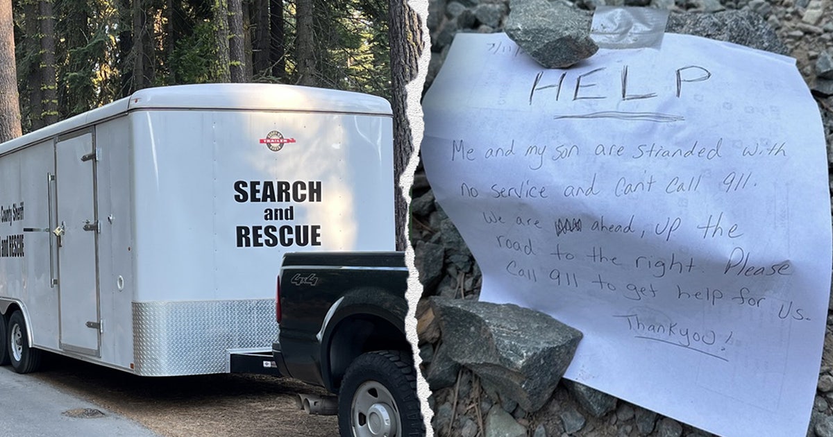Lost mother's handwritten notes save her and 9-year-old son stranded in ...