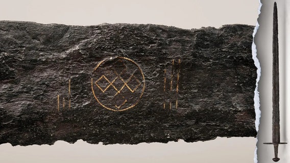 1,000-year-old medieval sword emerges from river after chance discovery