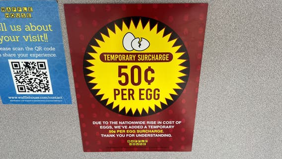 Waffle House drops 50-cent egg surcharge as prices stabilize