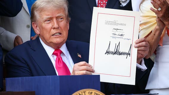 Trump signs 'big, beautiful' bill into law at White House July 4th picnic