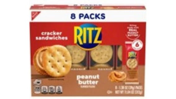 Ritz cracker sandwich cartons recalled over mislabeling