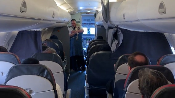 Watch: Pilot surprises his grandmother with touching announcement