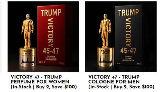 Trump's new fragrances come with gold statue of him
